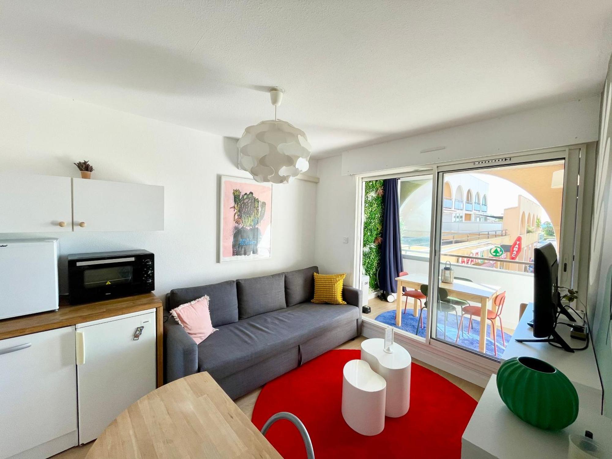 Studio Vue Mer Quartier Des Quilles Сет Екстериор снимка
