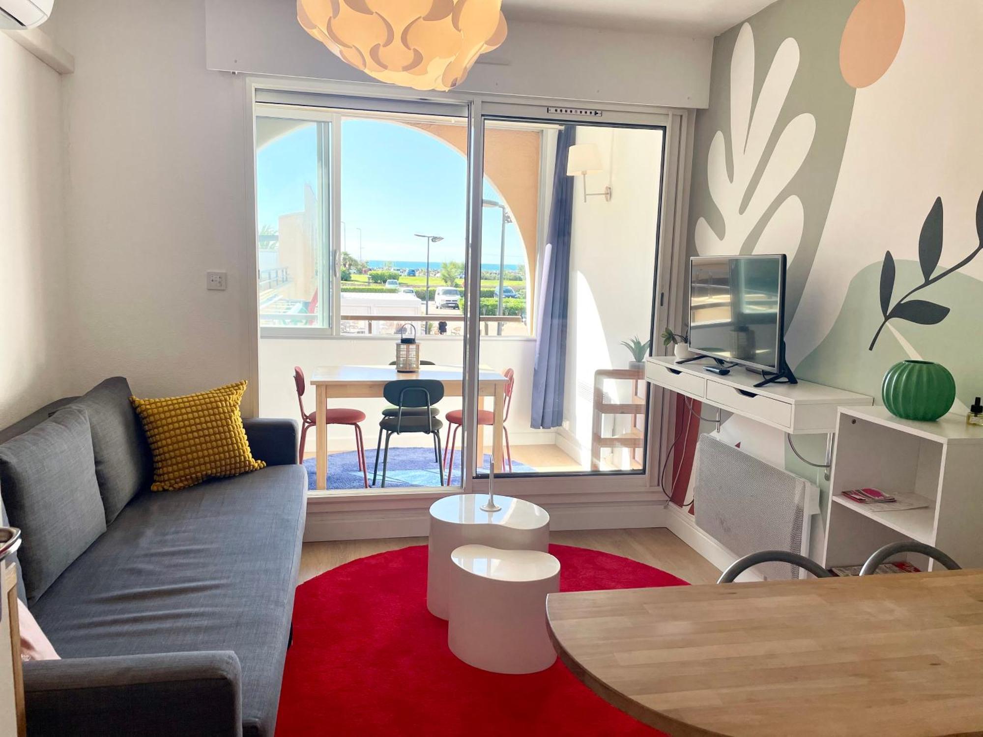 Studio Vue Mer Quartier Des Quilles Сет Екстериор снимка