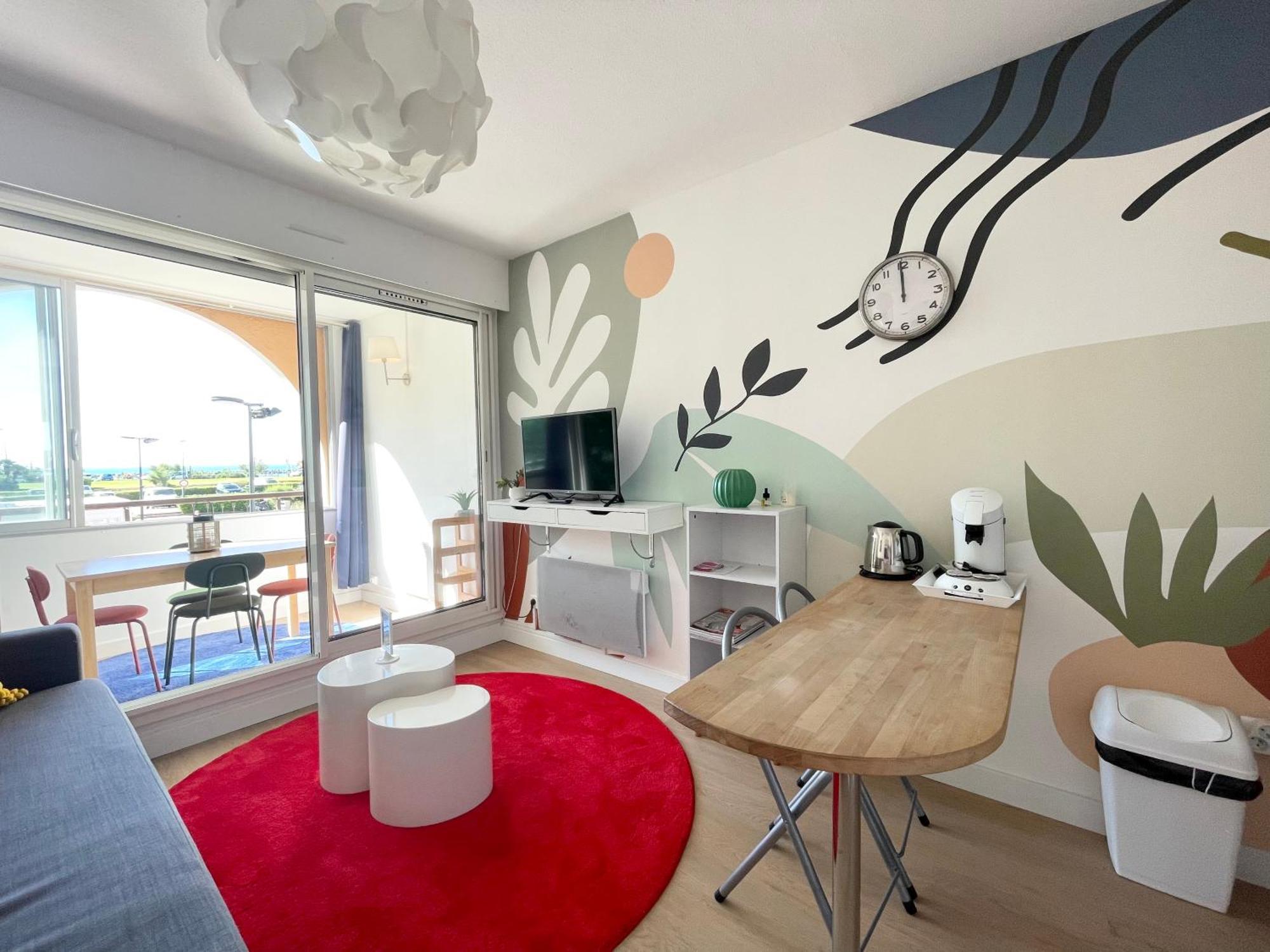 Studio Vue Mer Quartier Des Quilles Сет Екстериор снимка